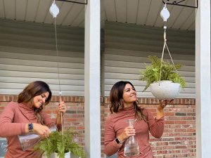 Verk Wieszak do donicy hak do zawieszania roślin wysuwany regulowany uchwyt 2