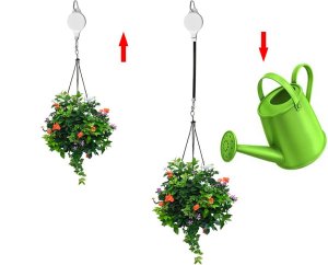 Verk Wieszak do donicy hak do zawieszania roślin wysuwany regulowany uchwyt 4