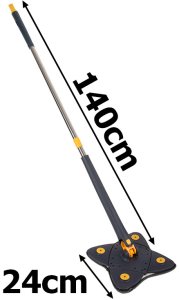 Mop Verk Mop płaski obrotowy do mycia podłóg podłogi z wyciskaczem higieniczny 9