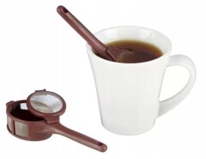 Zaparzacz sitko aluminium do parzenia herbaty kawy ziół koszyk zaparzania 8