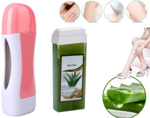 Depilator Verk Zestaw do depilacji podgrzewacz wosk w rolce paski 11