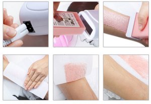 Depilator Verk Zestaw do depilacji podgrzewacz wosk w rolce paski 10