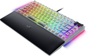 Razer Hot-swappable Mechanical Gaming Keyboard | BlackWidow V4 75% | Gaming Keyboard | Wired | US | Phantom White Edition | USB Type-C | Razer Mechanical Switches (Tactile) 2