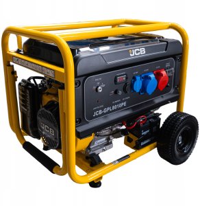 JCB Tools Agregat Prądotwórczy Do Domu 7.9kW AVR Trójfazowy Generator Benzynowy 400V/230V Do Magazynu Warsztatu Awaryjnego Zasilania 3