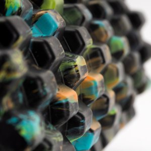 Wałek do masażu, średnio twardy, roller z wypustkami, czarny UNIWERSALNY 11