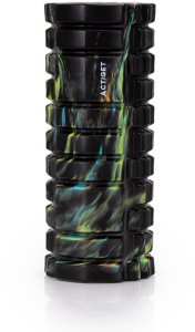 Wałek do masażu, średnio twardy, roller z wypustkami, czarny UNIWERSALNY 18