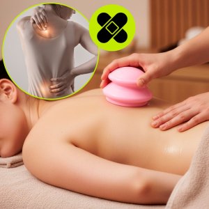 Masażer Eleosklep Bańki chińskie gumowe do masażu zestaw 4 szt. antycellulitowy różowe UNIWERSALNY 19