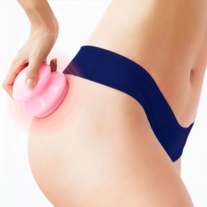 Masażer Eleosklep Bańki chińskie gumowe do masażu zestaw 4 szt. antycellulitowy różowe UNIWERSALNY 5