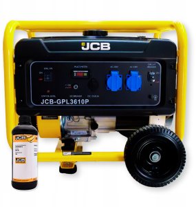 JCB Tools Agregat Prądotwórczy Do Domu 3.6kW AVR Jednofazowy Generator Benzynowy 230V Do Magazynu Warsztatu Awaryjnego Zasilania 2