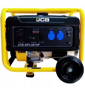 JCB Tools Agregat Prądotwórczy Do Domu 3.6kW AVR Jednofazowy Generator Benzynowy 230V Do Magazynu Warsztatu Awaryjnego Zasilania 4
