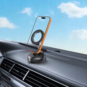Uchwyt samochodowy Tech-Protect N61 Magnetic MagSafe Windshield & Dashboard Car Mount Black 5