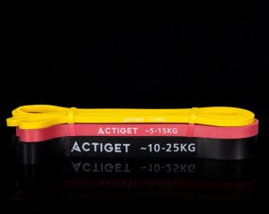 Gumy oporowe do ćwiczeń zestaw 3 szt. taśmy do ćwiczeń fitness, treningu UNIWERSALNY 14