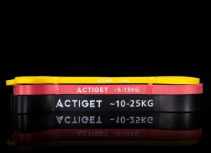 Gumy oporowe do ćwiczeń zestaw 3 szt. taśmy do ćwiczeń fitness, treningu UNIWERSALNY 2