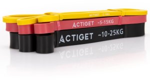 Gumy oporowe do ćwiczeń zestaw 3 szt. taśmy do ćwiczeń fitness, treningu UNIWERSALNY 10