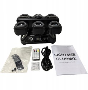 LIGHT4ME CLUBMIX ruchomy multiefekt oświetleniowy 4