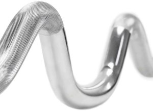 Gryf mocno łamany 120 cm sztanga ze stali chromowanej 2 zaciski 25 mm UNIWERSALNY 11