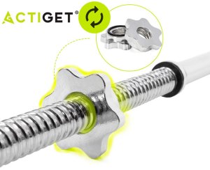 Gryf mocno łamany 120 cm sztanga ze stali chromowanej 2 zaciski 25 mm UNIWERSALNY 14