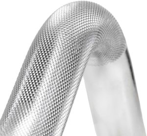 Gryf mocno łamany 120 cm sztanga ze stali chromowanej 2 zaciski 25 mm UNIWERSALNY 7