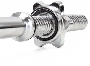 Gryf mocno łamany 120 cm sztanga ze stali chromowanej 2 zaciski 25 mm UNIWERSALNY 8