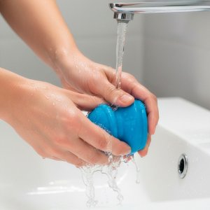 Masażer Bańki chińskie gumowe do masażu zestaw 4 szt. antycellulitowy niebieskie UNIWERSALNY 3