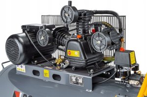 KOMPRESOR OLEJOWY 200L 8 BAR SPRĘŻARKA 230V 650l/min + WĄŻ 5