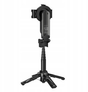 Selfie stick Hoco Live stand Hoco z magnetycznym oraz uniwerslanym mocowaniem z pilotem bezprzewodowym K27 PRO czarny 4