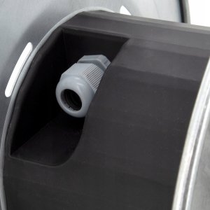 Bęben, nawijak metalowy do kabli, przewodów elektrycznych, przedłużaczy, zwijak z gniazdami IP44, TMNPL-IP44 10