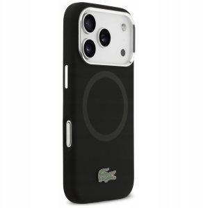 Etui Lacoste HC Silicone Metal Logo MagSafe do iPhone 17 Pro czarny 4