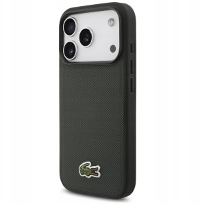 Lacoste Etui Iconic Petit Pique Woven Logo MagSafe do iPhone 17 Pro zielony 2