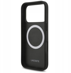 Lacoste Etui Iconic Petit Pique Woven Logo MagSafe do iPhone 17 Pro zielony 7