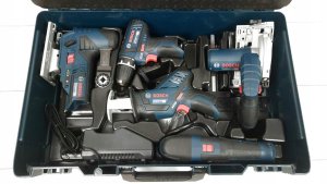 Bosch 12V Profi Set 5 pcs. GSR+GST+GOP+GKS+GSA 2