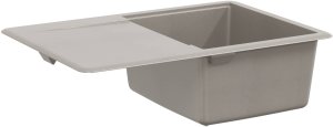 vidaXL Zlew Szary 670 x 460 mm 80% Kwarc i 20% Żywica 5