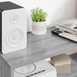 vidaXL Szafka pod telewizor Szary Sonoma 80 x 30 x 40 cm 4