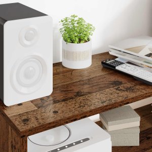 vidaXL Szafka pod telewizor Stare drewno 80 x 30 x 40 cm 4