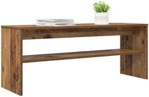 vidaXL Szafka pod telewizor Stare drewno 100 x 30 x 40 cm 3