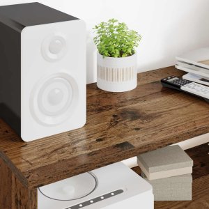 vidaXL Szafka pod telewizor Stare drewno 100 x 30 x 40 cm 4