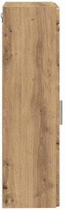 vidaXL Szafka ścienna łazienkowa z półką TULUM Dąb rzemieślniczy 7