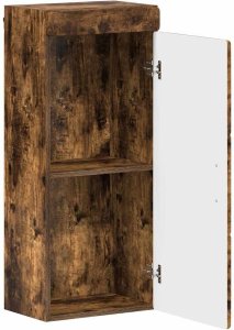 vidaXL Szafka ścienna łazienkowa TULUM Dąb wędzony 37 x 24,5 x 86 cm 5