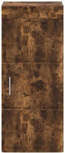 vidaXL Szafka ścienna łazienkowa TULUM Dąb wędzony 37 x 24,5 x 86 cm 6