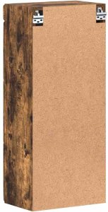 vidaXL Szafka ścienna łazienkowa TULUM Dąb wędzony 37 x 24,5 x 86 cm 8