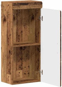 vidaXL Szafka ścienna łazienkowa TULUM Stare drewno 37 x 24,5 x 86 cm 5