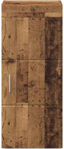 vidaXL Szafka ścienna łazienkowa TULUM Stare drewno 37 x 24,5 x 86 cm 6