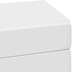 vidaXL Szafka ścienna łazienkowa z półką TULUM Biały 37 x 24,5 x 86 cm 9