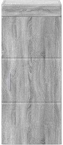 vidaXL Szafka ścienna łazienkowa TULUM Szary Sonoma 37 x 24,5 x 86 cm 6