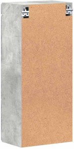 vidaXL Szafka ścienna łazienkowa z półką TULUM Betonowy szary 8