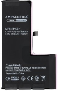 AmpSentrix Basic bateria do iPhone XS (zwiększona pojemność) 2