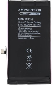 AmpSentrix Basic bateria do iPhone 12 / 12 Pro (zwiększona pojemność) 2