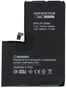 AmpSentrix Basic bateria do iPhone 13 Pro Max (zwiększona pojemność) 2