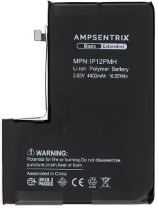 AmpSentrix Basic bateria do iPhone 12 Pro Max (zwiększona pojemność) 2