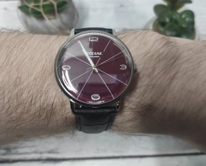 Zegarek Błonie Zodiak Mechaniczny Śliwka męski . 3